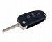 Ключ выкидной Ауди (Audi), 3кн, 433MHz, (KD\Xhorse) без чипа и лезвия