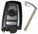 Корпус ключа BMW Fсерия 4 кн HU100R серый
